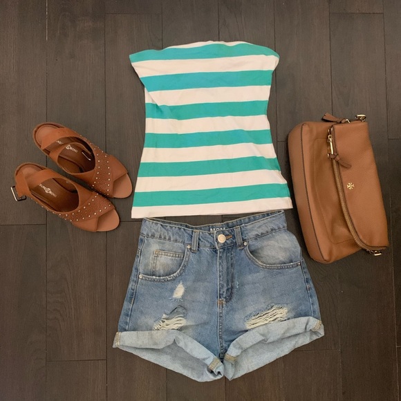 Striped Tube Top - Picture 3 of 5